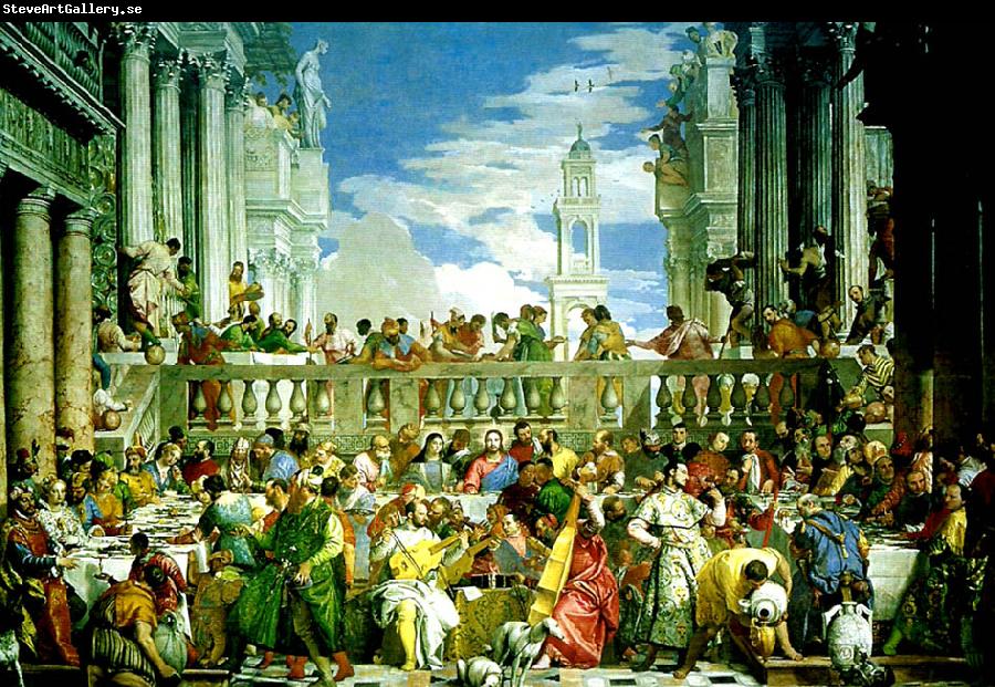 Paolo  Veronese marriage fest at cana